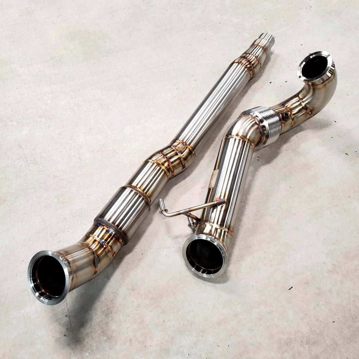 GAS 3.5" 90MM MQB Downpipe