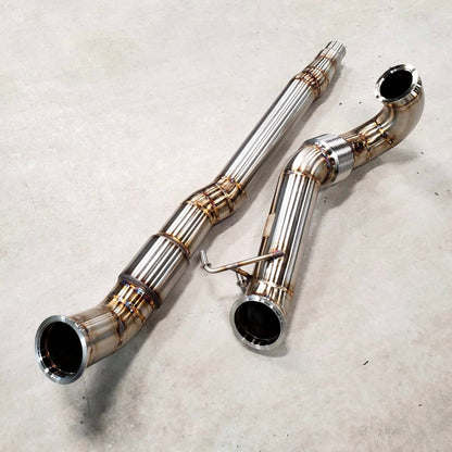 GAS 3.5" 90MM MQB Downpipe