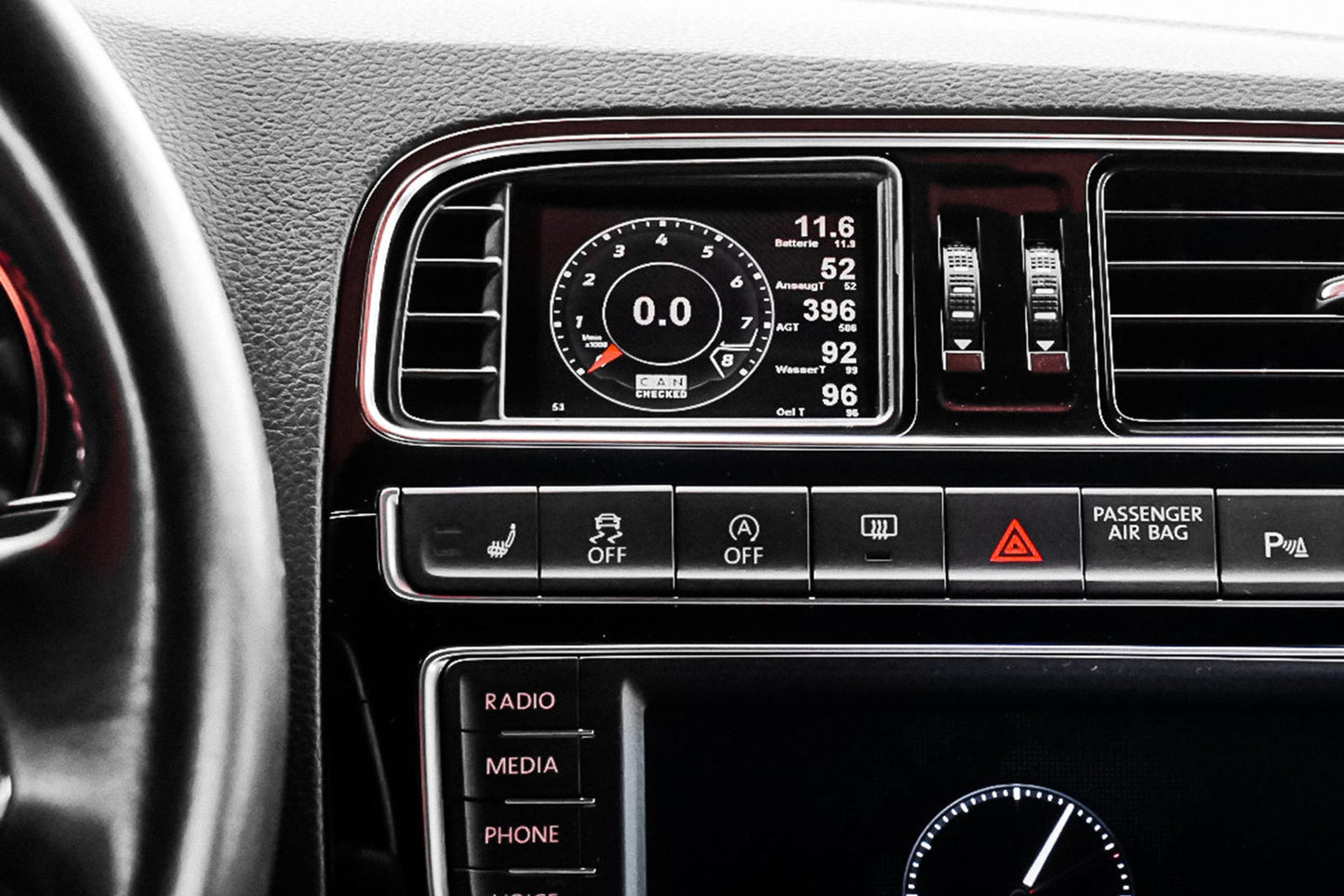CANchecked VW MK5 Polo GTI MFD32 Multi Function Display | 3.2" Gen2 (LHD)
