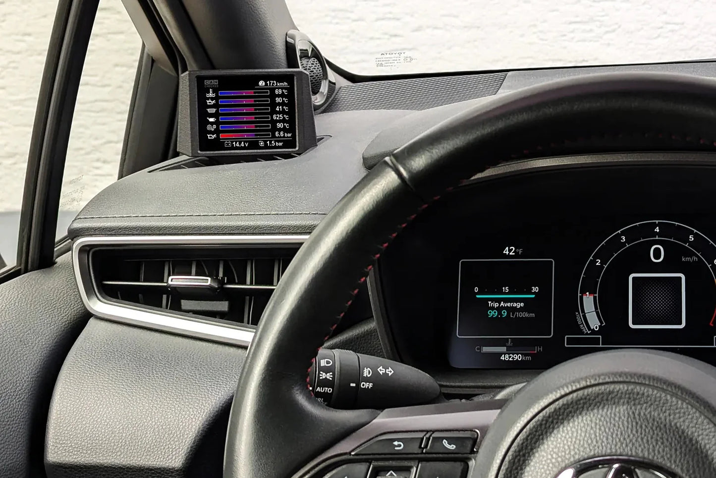 CANchecked Toyota E210 Corolla MFD28 Multi Function Display | 2.8" Gen2 (LHD)
