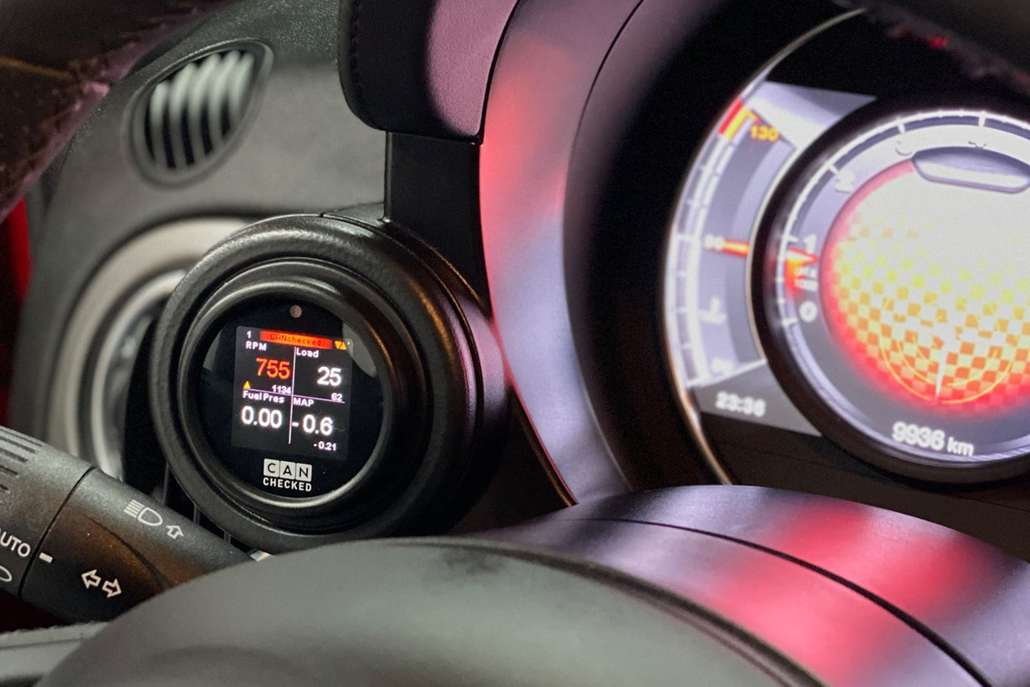 CANchecked Fiat 595 Abarth MFD15 Multi Function Display | 1.5" Gen2 (LHD/RHD)
