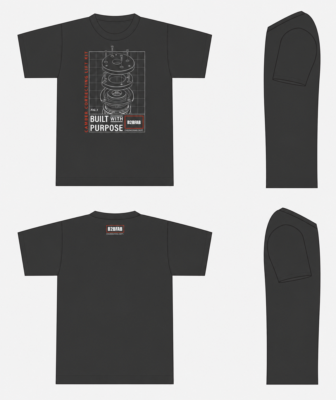 B2BFAB Camber Correcting Lift Kit T-Shirt