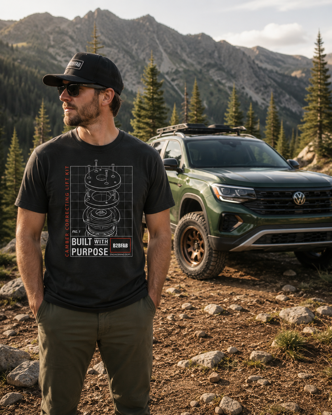 B2BFAB Camber Correcting Lift Kit T-Shirt