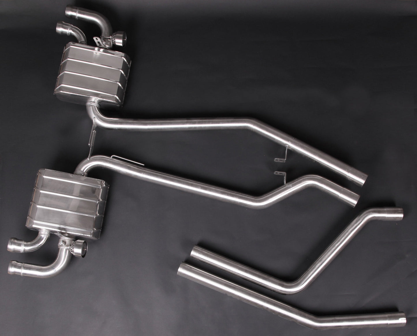 Porsche 958.1 Cayenne V8 GTS - Valved Exhaust w Mid-Silencer Spare Pipes (CES3)