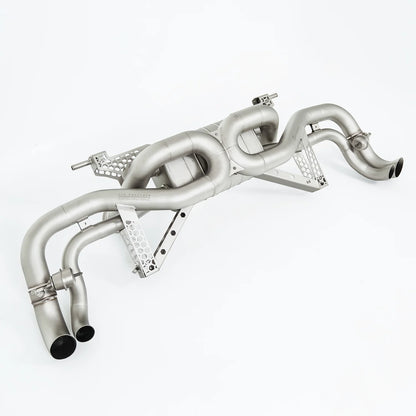 Titanium Valved Catback Exhaust System - 2022+ 718 GT4RS / Spyder RS