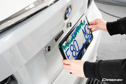 Carbonex A9X GR Supra Magnetic Rear License Plate Mount - Euro Plate