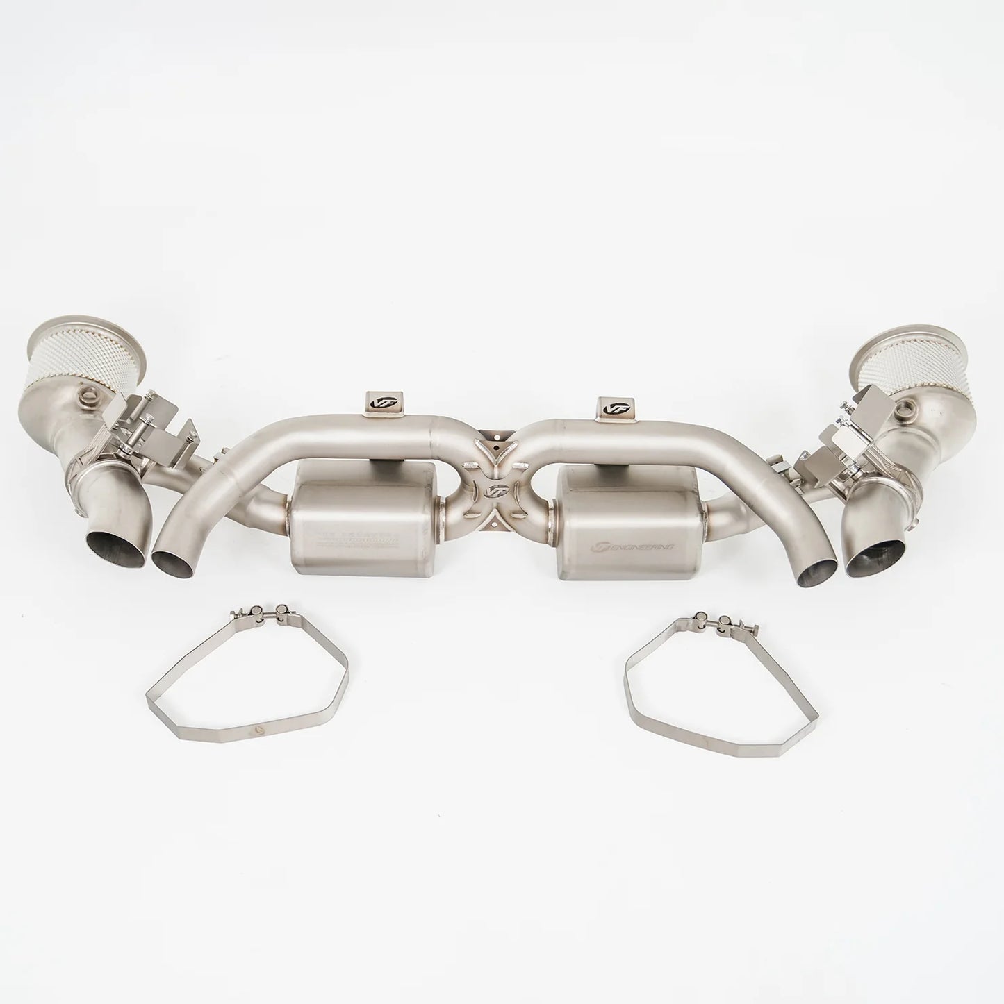 Titanium Valved Catback Exhaust System - 2019-2024 Porsche 911 Turbo/Turbo S