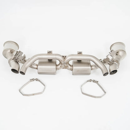Titanium Valved Catback Exhaust System - 2019-2024 Porsche 911 Turbo/Turbo S