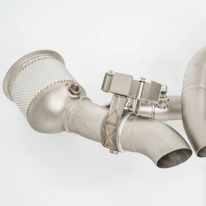 Titanium Valved Catback Exhaust System - 2019-2024 Porsche 911 Turbo/Turbo S