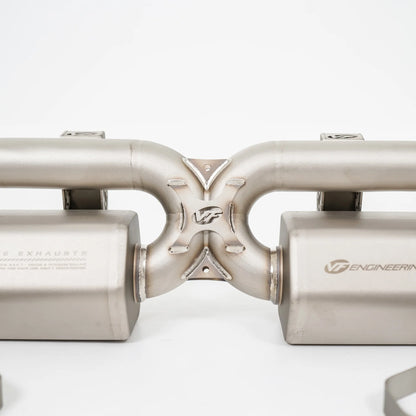 Titanium Valved Catback Exhaust System - 2019-2024 Porsche 911 Turbo/Turbo S
