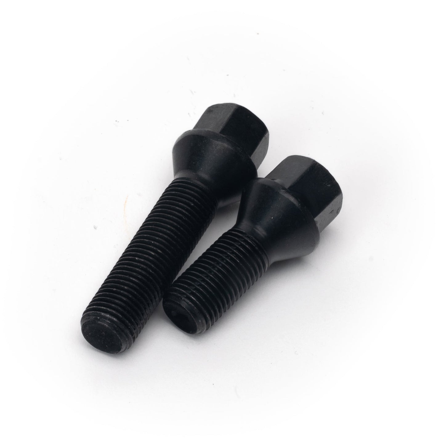 M14x1.25 Black Wheel Bolts (Late Model BMW fitment) - Cone Seat
