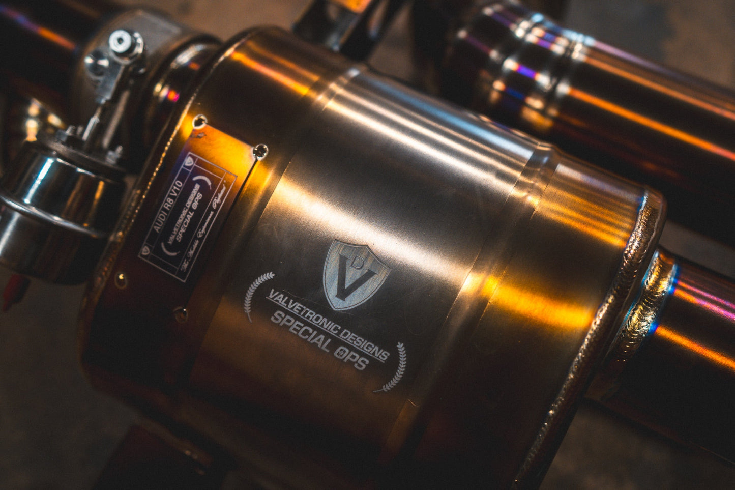Valvetronic Designs Muffler On Audi R8 V10
