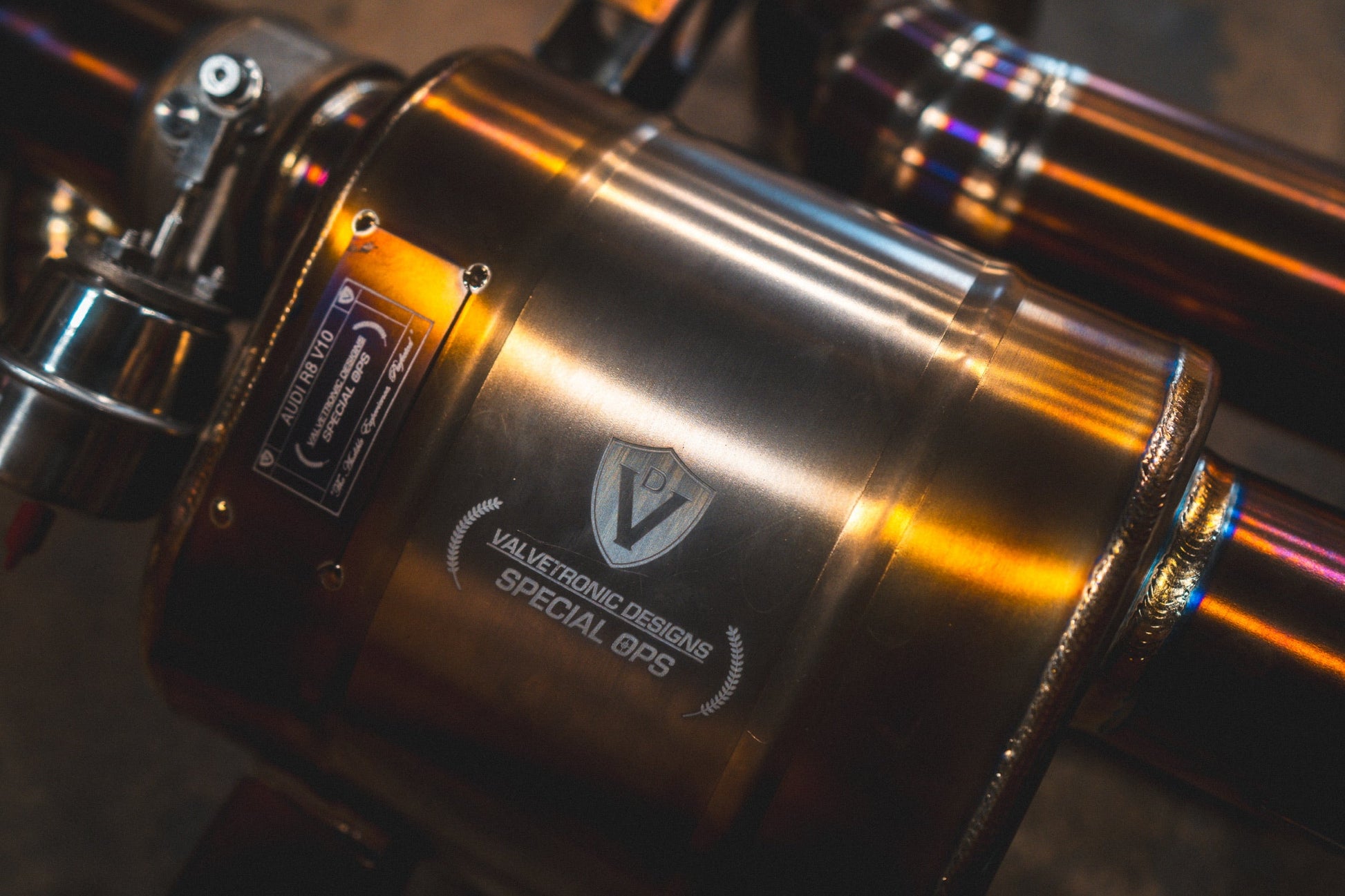 Valvetronic Designs Muffler On Audi R8 V10