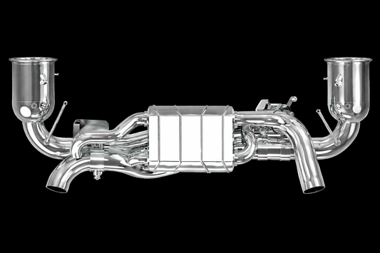 Porsche 992 Carrera/S/Turbo/Turbo S - Valved Exhaust + Cat Spare Pipes (OE Actuators)