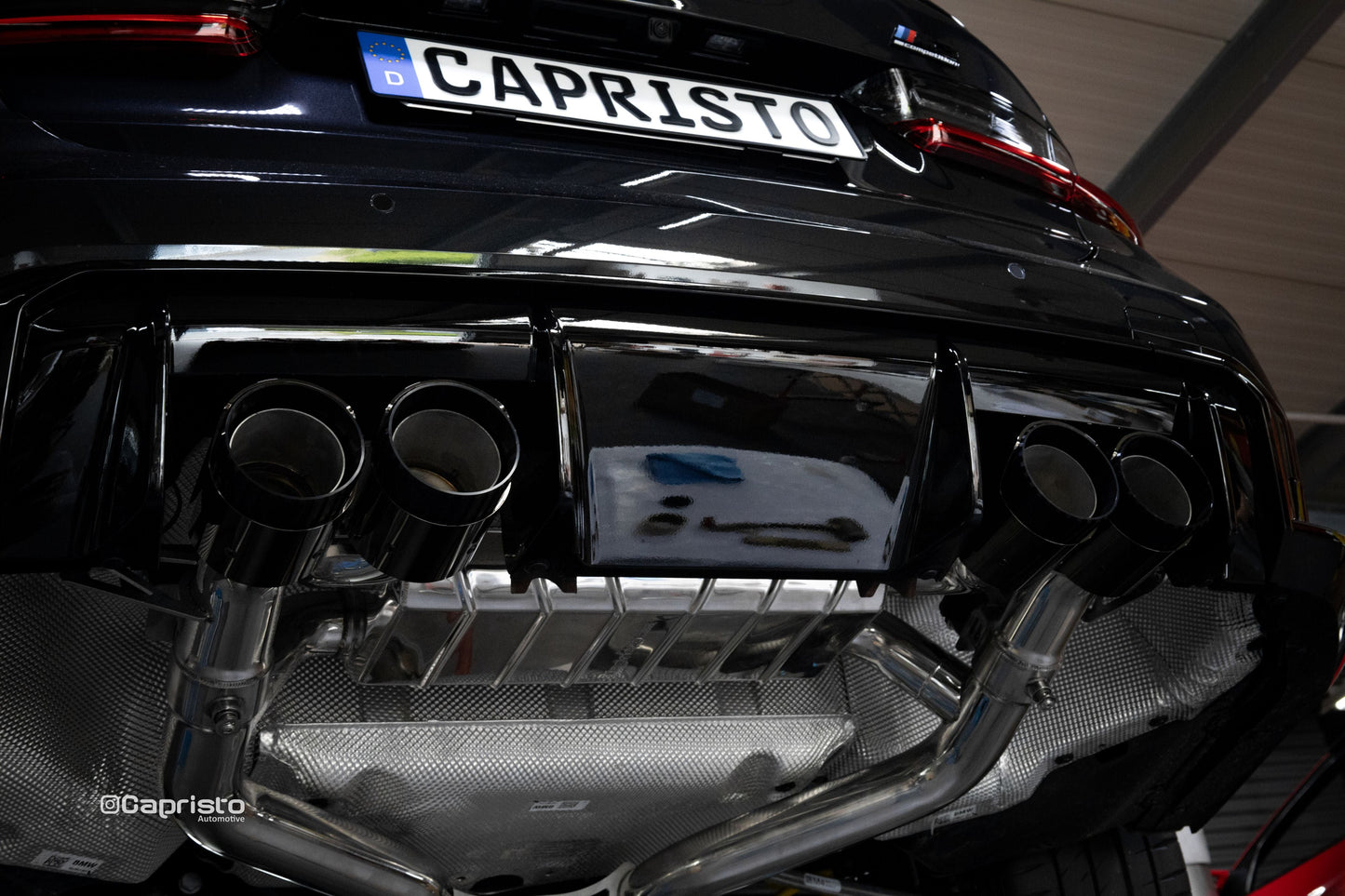 BMW M3/M4 (G8X) - Valved Exhaust, 200cell OPF, MidSilencer Spare + Wicrom Tips (OE Actuators)