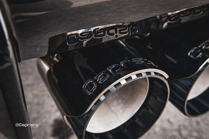 BMW M3/M4 (G8X) - Valved Exhaust, 200cell OPF, MidSilencer Spare + Wicrom Tips (OE Actuators)