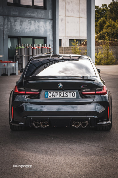 BMW M3/M4 (G8X) - Valved Exhaust, 200cell OPF, MidSilencer Spare + Wicrom Tips (OE Actuators)