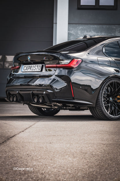 BMW M3/M4 (G8X) - Valved Exhaust, 200cell OPF, MidSilencer Spare + Wicrom Tips (OE Actuators)