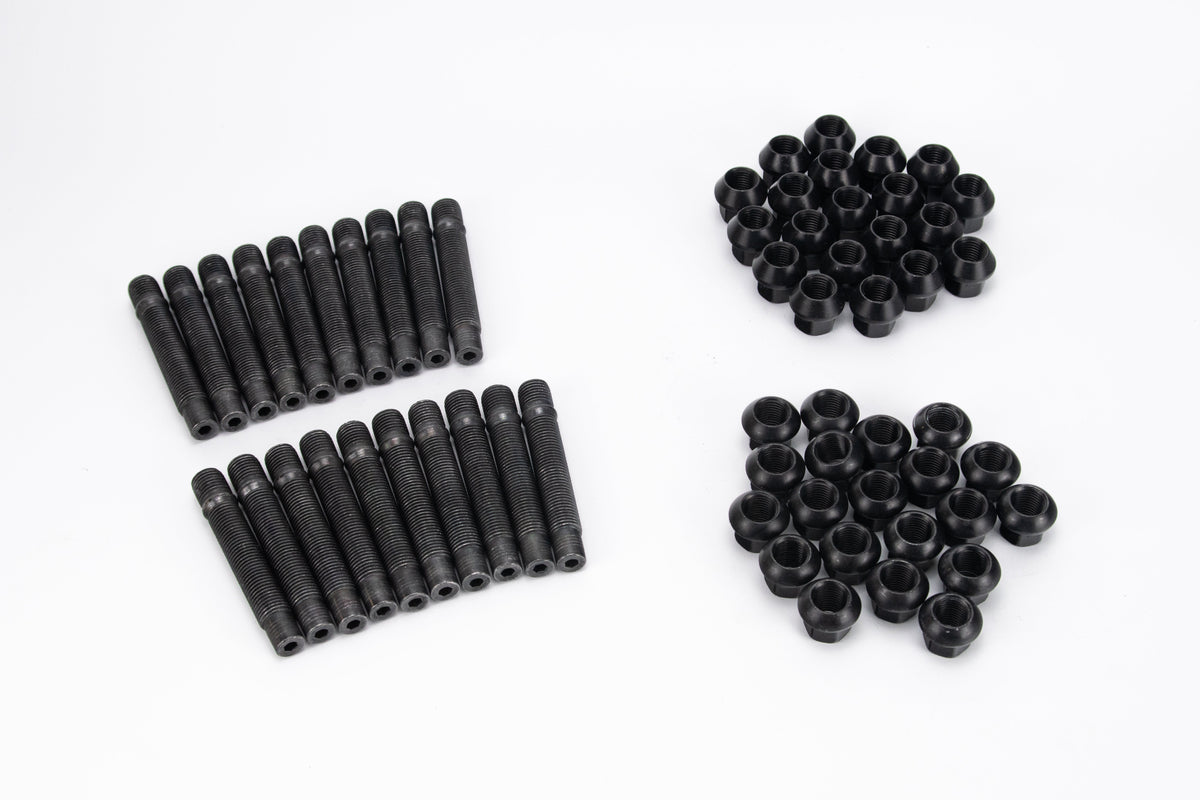 Extended M14x1.5 Stud Conversion Kit with ball and cone seat nuts