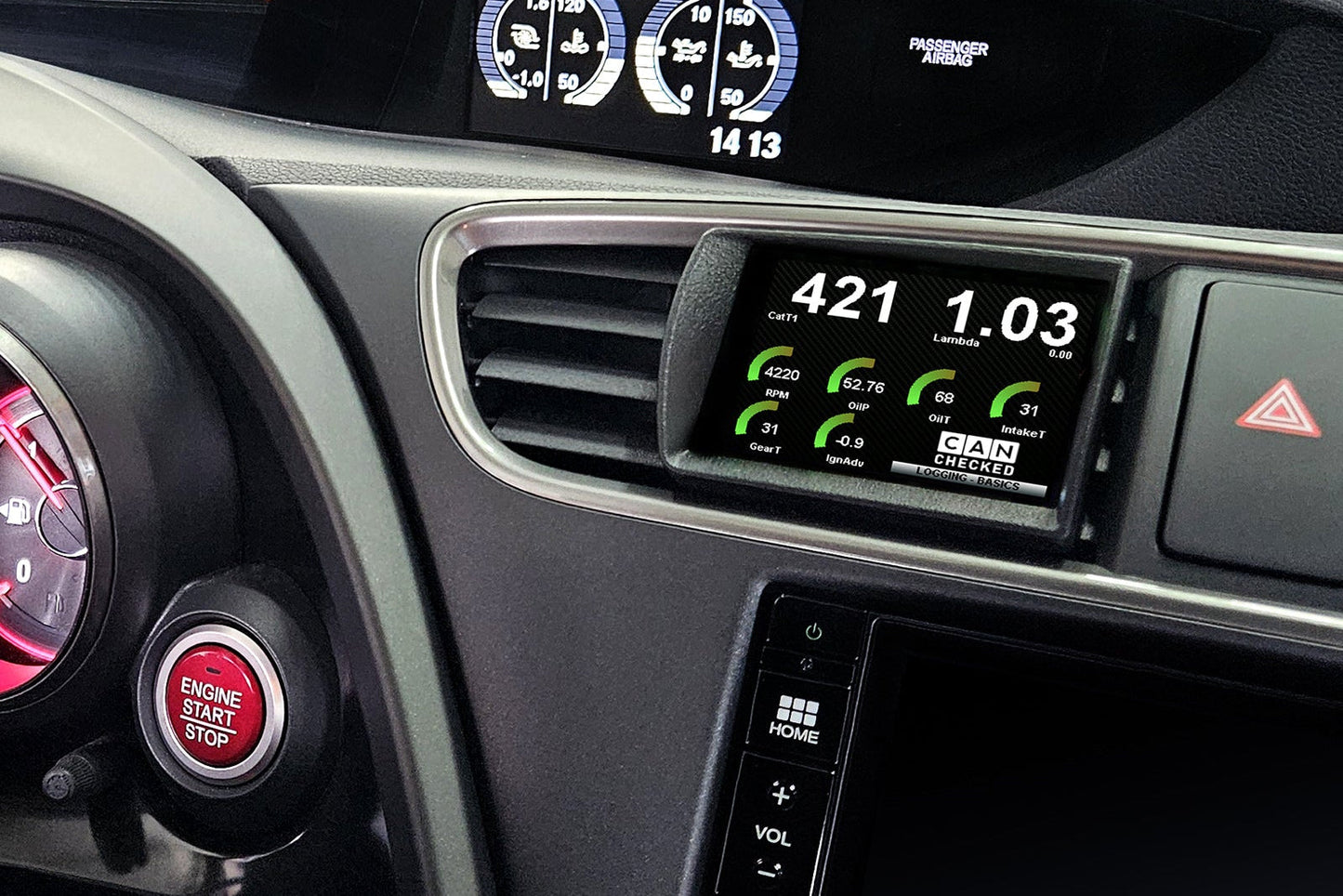 CANchecked Honda FK2 Civic MFD32 Multi Function Display | 3.2" Gen2 (LHD)