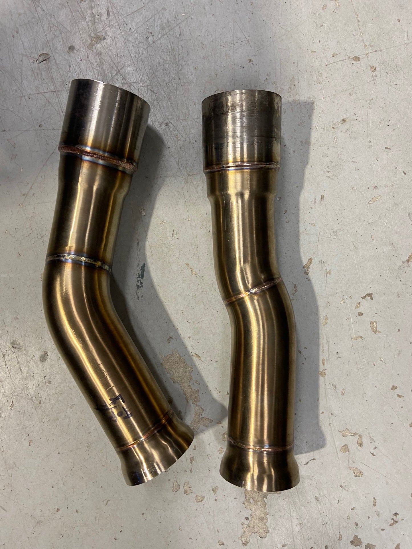 F8X BMW M3 & M4 Equal Length Mid Pipe (US Patent 11248511, UK and EU patent 3882441) includes Active F-brace and $90 fixed price shipping in lower 48 states