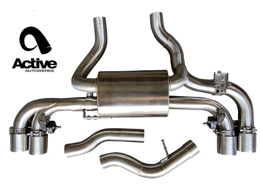 G4X BMW M240i Valved Rear Axle-back Exhaust