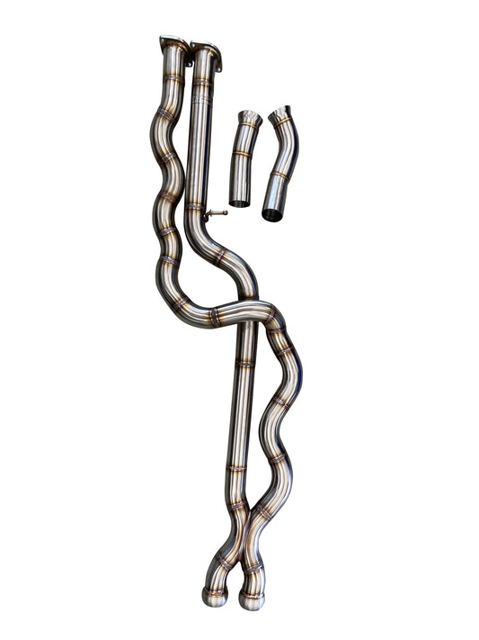 M2C Equal Length Mid Pipe (US Patent 11248511, UK and EU patent 3882441) includes Active F-brace  and $90 fixed price shipping in lower 48 states
