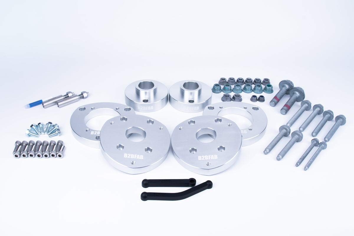 B2BFAB MQB Basic Lift Kit Package for vehicles with adaptive lighting