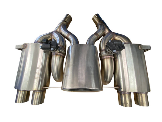 Maad Maxx - F8X BMW M3 & M4 Rear Exhaust Section - 3 Can Valved