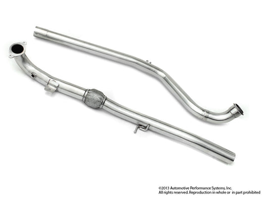 Stainless Steel Exhaust System | Race Mid-Pipe • 500 Abarth/Turbo