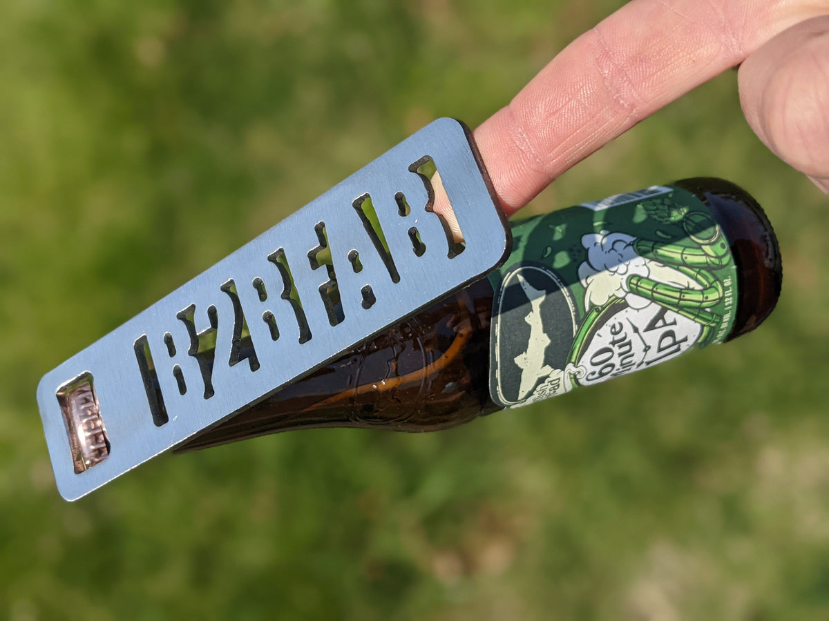 Fabricated B2BFAB Bottle Opener
