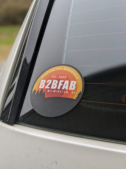 B2BFAB Crafted For Adventure Die-Cut Sticker