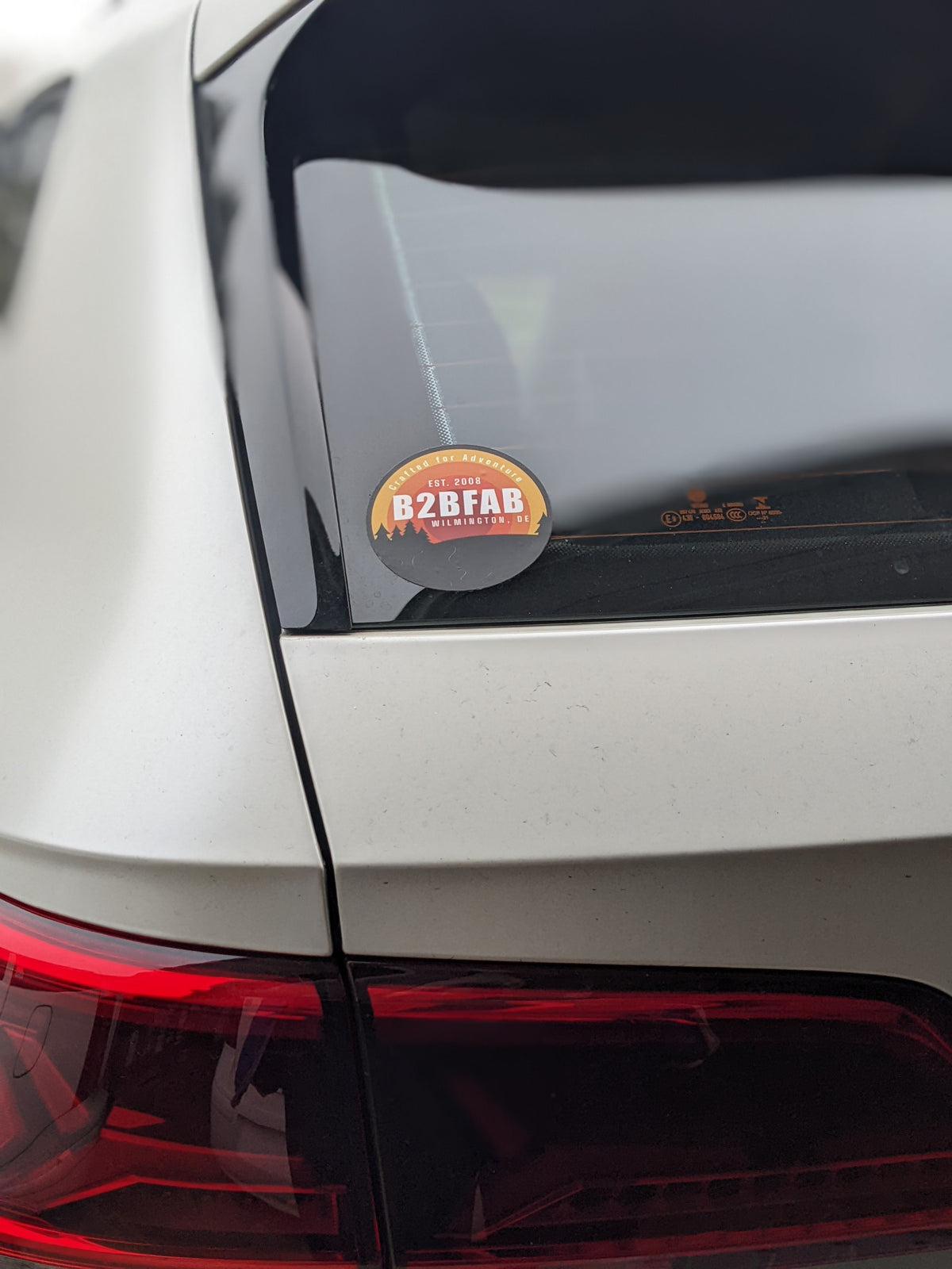 B2BFAB Crafted For Adventure Die-Cut Sticker