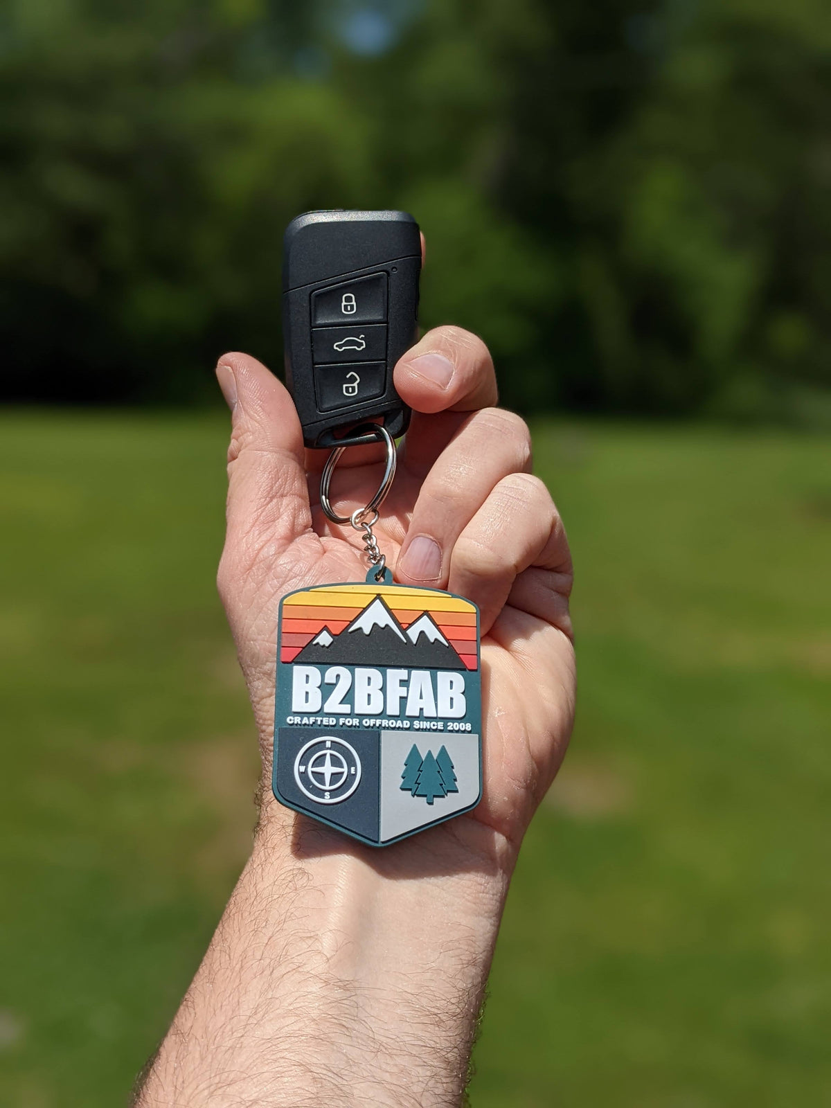 B2BFAB "Crafted For Offroad" Key Chain