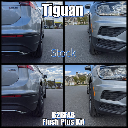 B2BFAB Tiguan Flush Plus wheel Spacer Kit With Hardware 20mm | 25mm