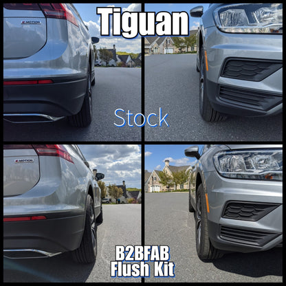 B2BFAB Tiguan Flush wheel Spacer Kit With Hardware 15mm | 20mm