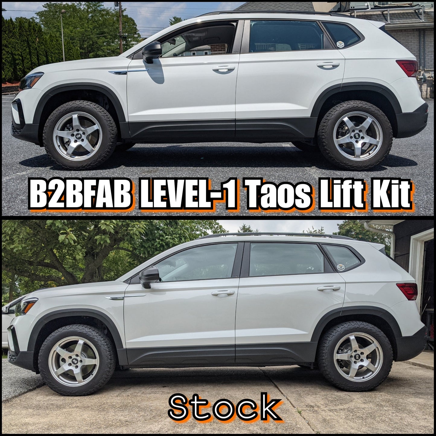B2BFAB VW Taos Level-1 Lift Kit
