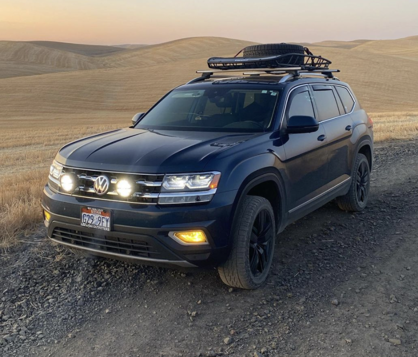 B2BFAB Auxiliary Light Bracket, For 2018 to 2020 VW Atlas | Atlas Cross Sport