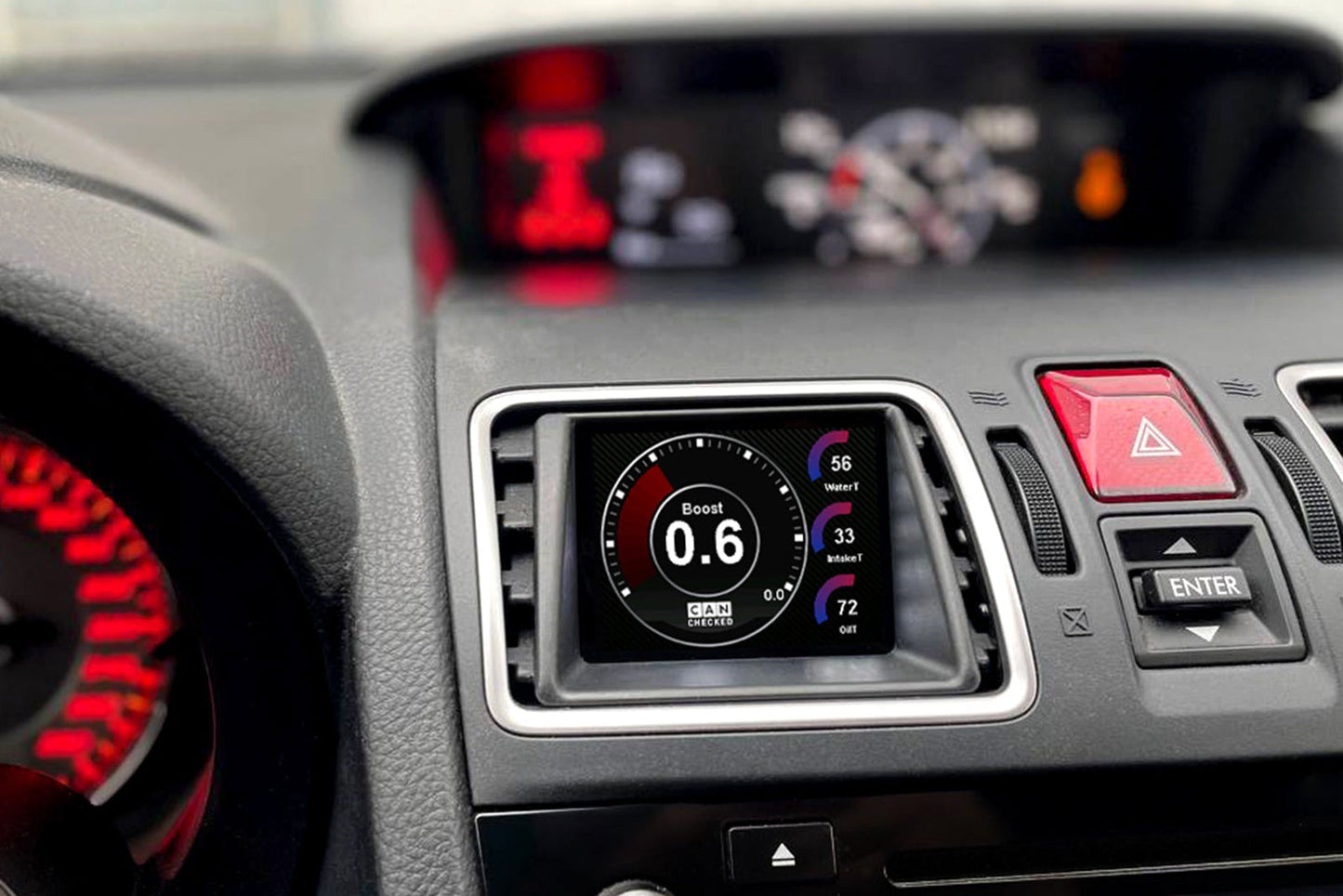CANchecked Subaru VA WRX / STI (MK4) MFD28 Multi Function Display | 2.8" Gen2 (LHD)