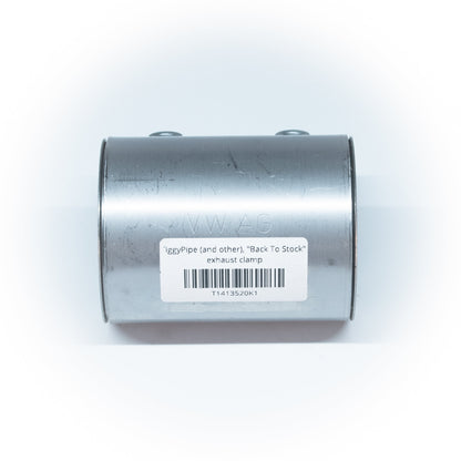 B2BFAB Tiggypipe Back to Stock, 60mm OEM Exhaust Clamp