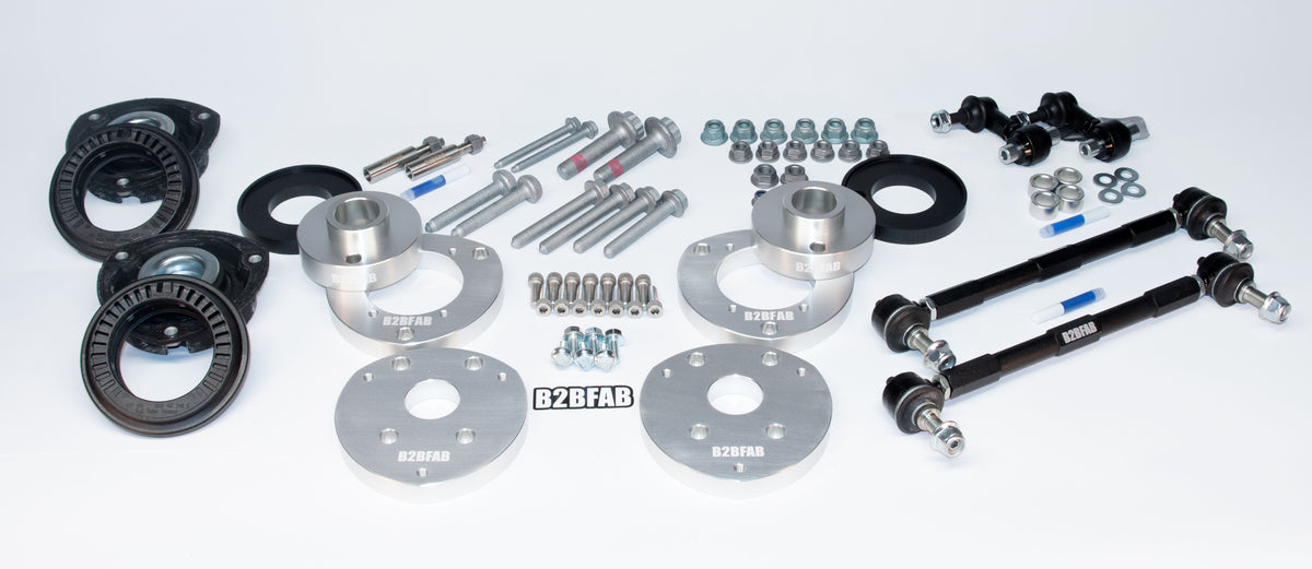 B2BFAB VW Taos 2022 to 2026 Level-2 Complete Lift Kit Package