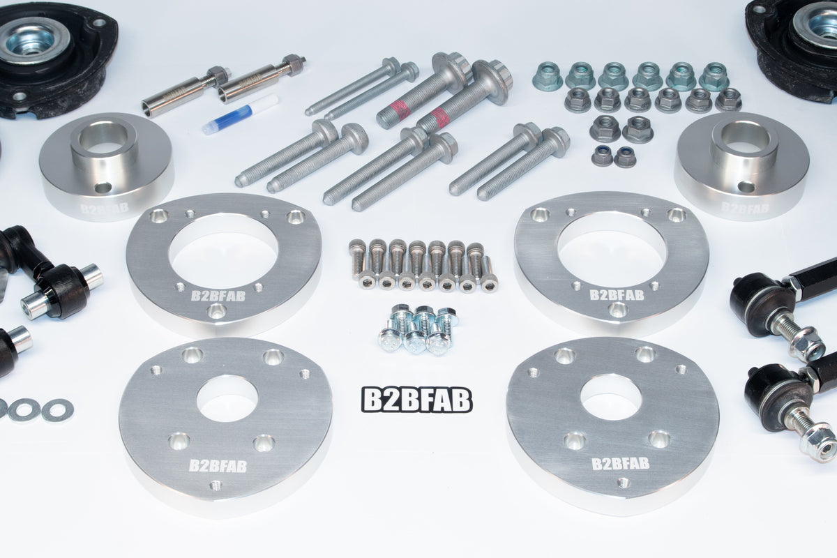B2BFAB VW Tiguan Mk2 2018 to 2025 Complete Lift Kit Package