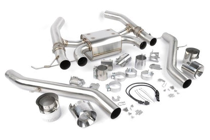 Dinan Valved Axle-Back Exhaust - 2021-2025 BMW M3/M4 Stainless Steel - Polished Tips - G80/G82/G83