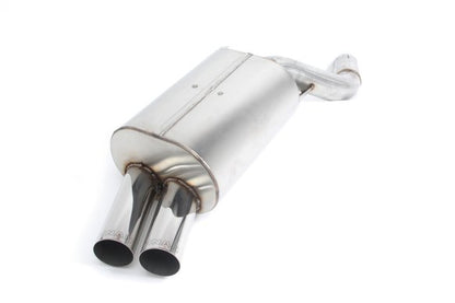 Dinan Free Flow Axle-Back Exhaust - 1997-2003 BMW 540i Stainless Steel - Polished Tips - w/ Standard Bumper - E39