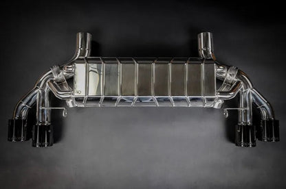 BMW M5 Comp/Facelift (F90) - Valved Exhaust + 200cell OPF, PreSilencer Spares & Wicrom Tips (CES3)
