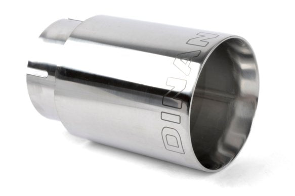 Dinan Double-Walled 4" Clamp-On Exhaust Tip (Polished) Polished - 4" Outlet, 3.25" Inlet