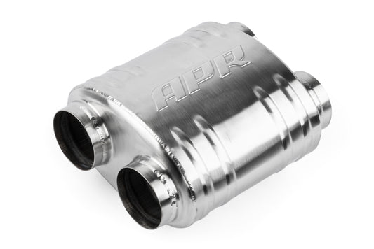 APR Premium Sound Absorption Muffler - Dual 70mm (2.75")
