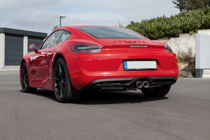 Porsche 981/982 Boxster/Cayman/GT4/718 - Valved Exhaust + Carbon Tips (CES3/PSE)