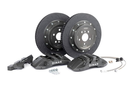 Dinan Front Big Brake Kit - 2012-2021 BMW 2/3/4-Series Front - 6-Piston - 395x34mm - Grey - F22/F23/F30/F31/F32/F33/F34/F36