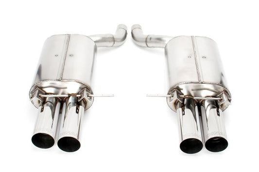 Dinan Free Flow Axle-Back Exhaust - 2006-2010 BMW M5 Stainless Steel - Polished Tips - E60